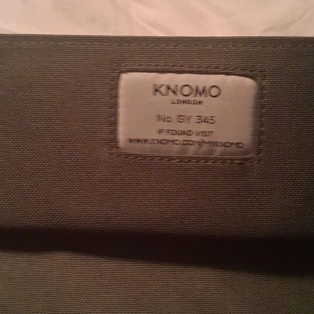 Knomo London Blue and Brown Men's Accessory Clutch